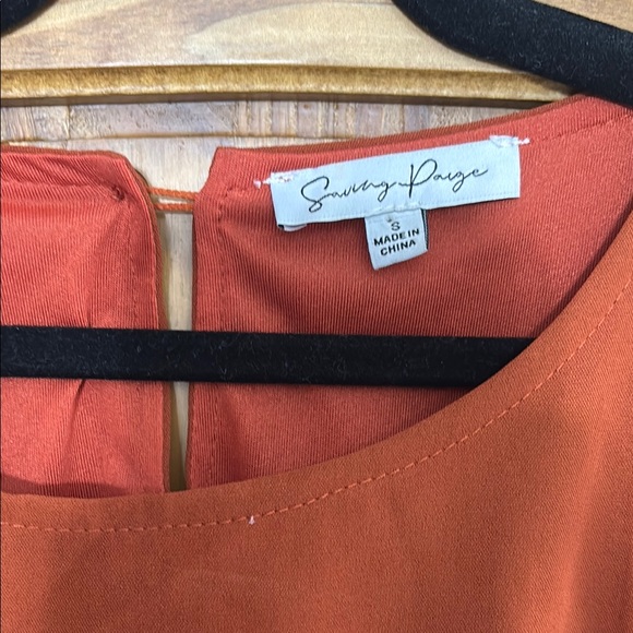 Fall Rust Maxi Dress - Picture 2 of 4